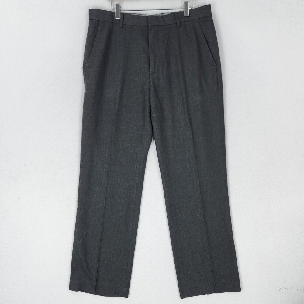 Banana Republic Pants Mens 33x30 Gray Classic Straight Leg Slacks Trousers Work